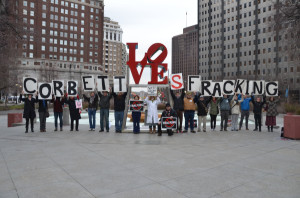 Corbett Loves Fracking!photo by Jesse Brown